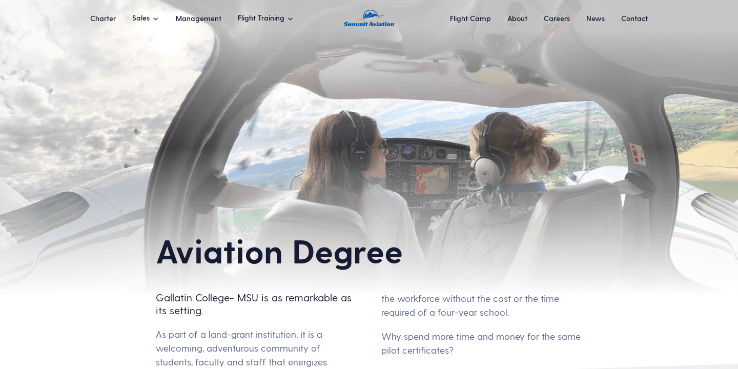Degree | Summit Aviation